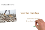 Take the first step, however small the step is journey of thousand miles